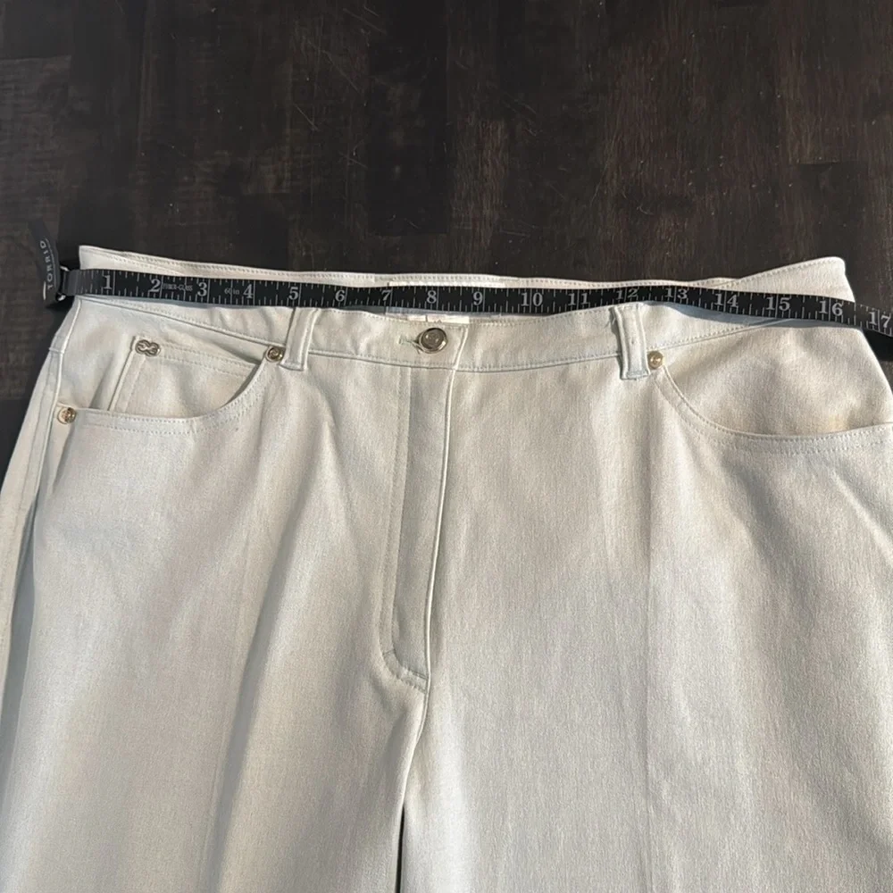Escada Aqua Stretch Flare Pant Size 42EU